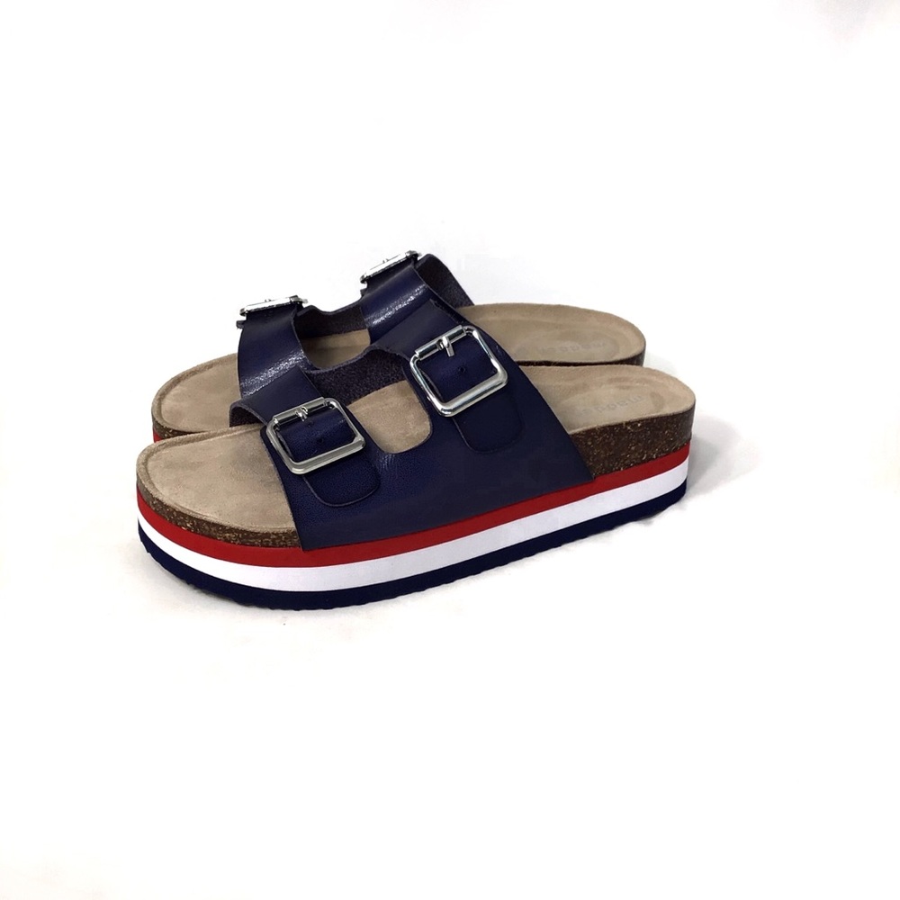 Madden Girl Purr-Navy platform sandal NIB